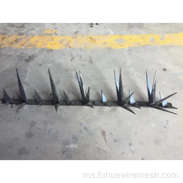 Hot-Dip Galvanized/PVC Salutan Keselamatan Dinding Spikes